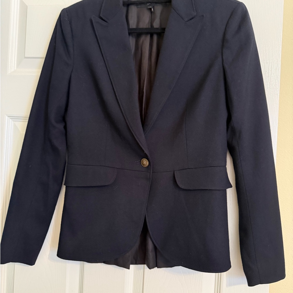 Rag and Bone Dark Navy Blazer with back pleating